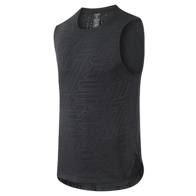 Tankid Meeste kiirkuiva jooksuvest Fitnesstreening Lahe suvine varrukateta spordisaali vabaaja alussärk Meeste sörkija dressipluusid