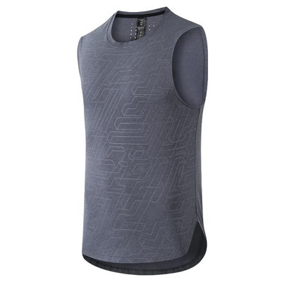 Tankid Meeste kiirkuiva jooksuvest Fitnesstreening Lahe suvine varrukateta spordisaali vabaaja alussärk Meeste sörkija dressipluusid