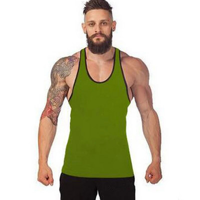 Vasaros bėgimo viršūnės Vyriški solidūs treniruoklių salės kūno rengybos marškinėliai Vyriški, kvėpuojantys greitai džiūstantys vienviečiai sportiniai drabužiai, bėgiojimo liemenės