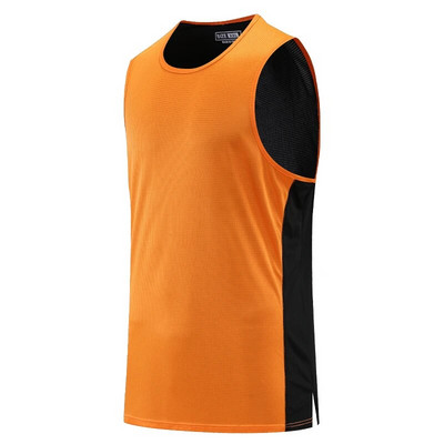 Meeste võrkvest Hingav treening Fitness Varrukateta Õhukesed Kiire Kuiva Jooksmine Jõusaalid Tankid Patcwork Värv Sport Singlet