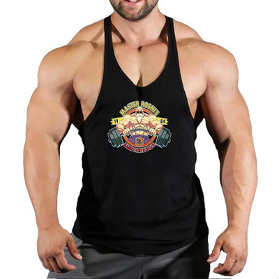 New Gym Tank Tops Mens Undershirt Sporting Wear workout Bodybuilding Men Fitness Exercise Clothing Running Vest Sleeveless Shirt