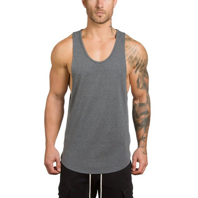 2022 The Zomer Toevallige New Mannen Bodybuilding Tank Tops Trenažieru zāle Fitnesa Mouwloos Krekls Skriešanas Kleding Ātri Žāvējams Singlets