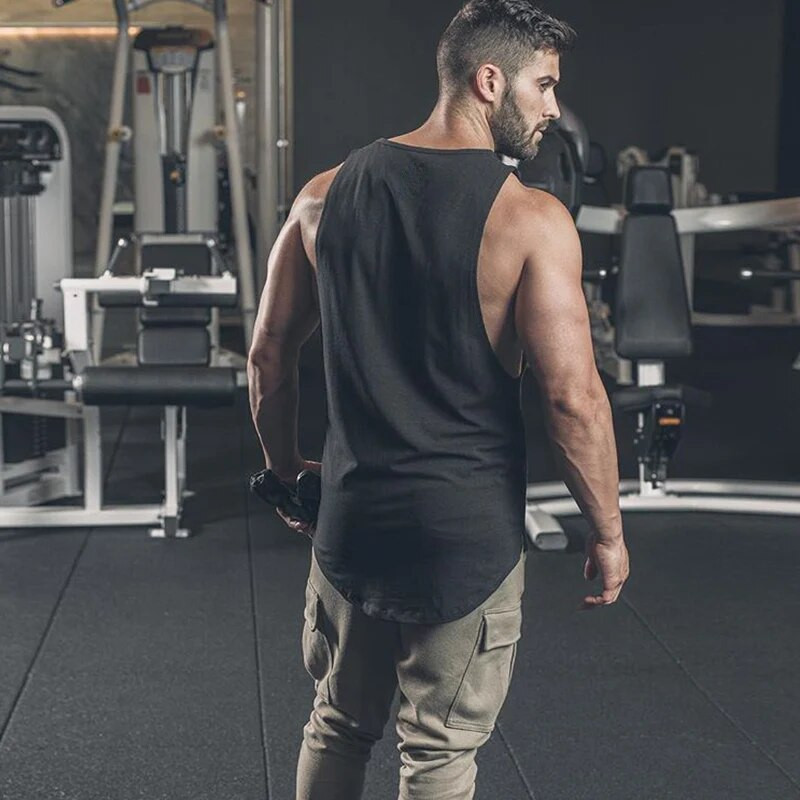 2022 The Zomer Toevallige New Mannen Kulturismi Tankid Jõusaalitreening Fitness Mouwloosi särk Jooksu Kleding Kiiresti Kuiv Singlet