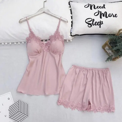 Šviesiai žalios moteriškos 2 vnt viskozės chalatų rinkiniai Seksualūs naktiniai chalatai ir šortai pižamos kostiumas miegui Vasaros poilsio naktiniai drabužiai namuose