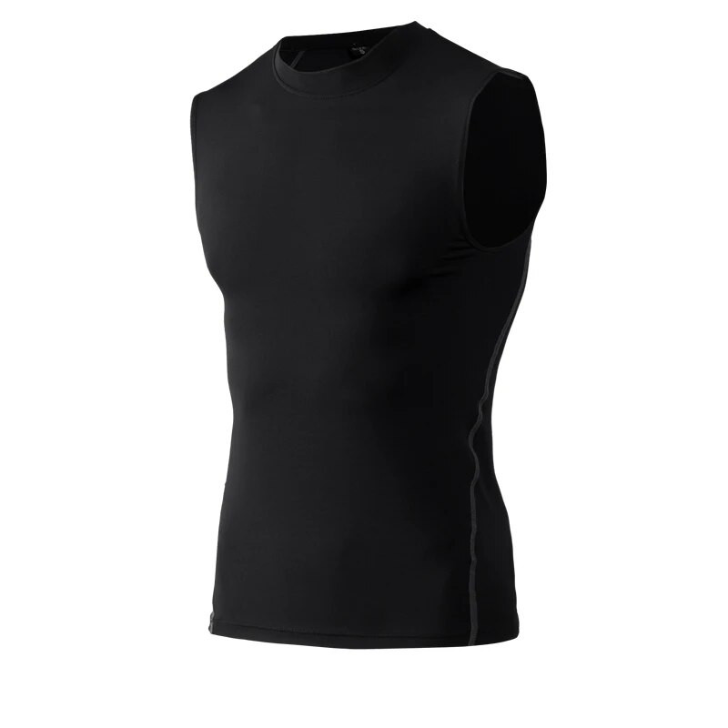 2021. Novi sportski top, muški prsluk za teretanu, majica bez rukava, muški kompresijski prsluk, gornji dio ljetne teretane, fitnes, biciklizam, teretana, prsluci za trčanje