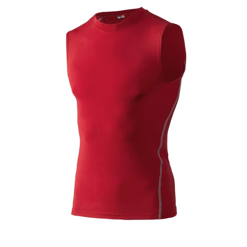 2021. Novi sportski top, muški prsluk za teretanu, majica bez rukava, muški kompresijski prsluk, gornji dio ljetne teretane, fitnes, biciklizam, teretana, prsluci za trčanje