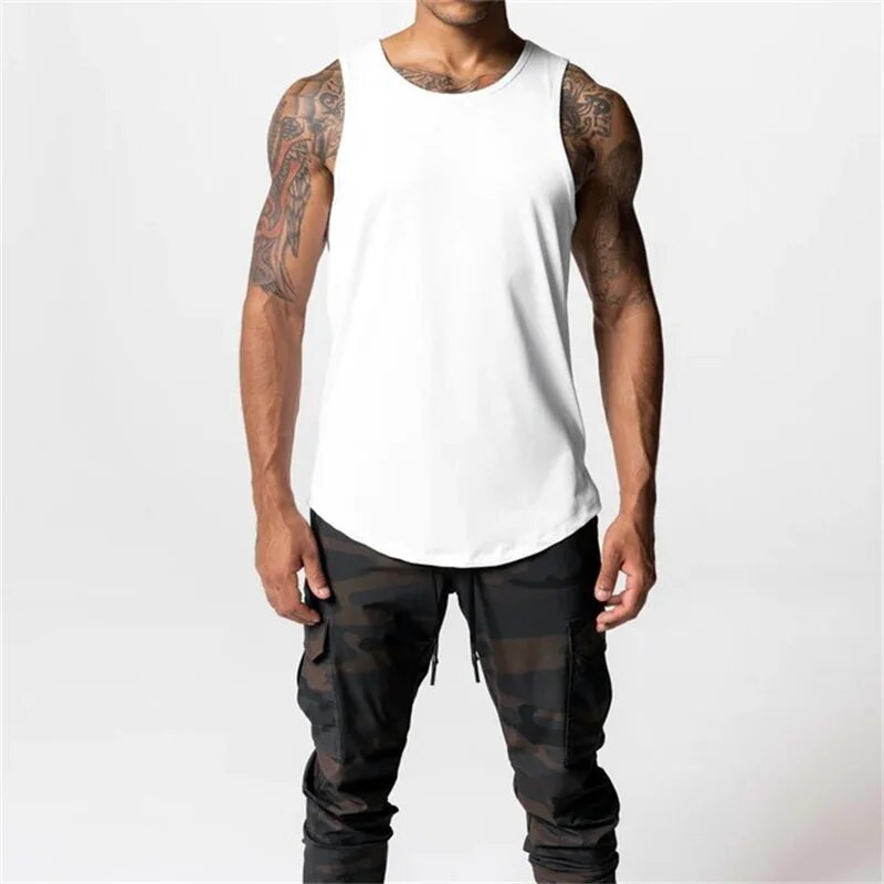Muški mrežasti prsluk Brzo sušeći Bodybuilding Fitness Potkošulja bez rukava Muški prsluk Fitness ljetna sportska majica bez rukava