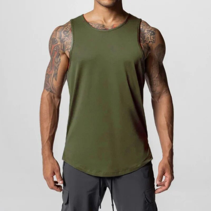 Muški mrežasti prsluk Brzo sušeći Bodybuilding Fitness Potkošulja bez rukava Muški prsluk Fitness ljetna sportska majica bez rukava