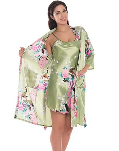 Modni ženski ljetni mini kimono ogrtač Lady Rayon kupaća haljina Yukata spavaćica Odjeća za spavanje Košulje za spavanje Pijama Mujer Veličina M-XL