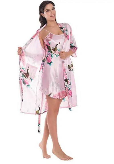 Modni ženski ljetni mini kimono ogrtač Lady Rayon kupaća haljina Yukata spavaćica Odjeća za spavanje Košulje za spavanje Pijama Mujer Veličina M-XL