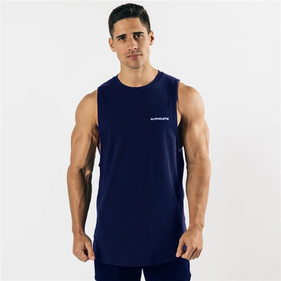 6 ΧΡΩΜΑ Gym Tank Top Ανδρικό γιλέκο γυμναστικής για τρέξιμο Βαμβακερά αμάνικα πουκάμισα ανδρικά καλοκαιρινά αθλητικά εσώρουχα Tank Top Ρούχα