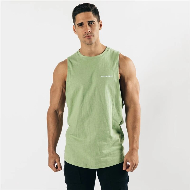 6 BOJA Gimnastička majica bez rukava Muški fitnes prsluk za trčanje Pamučne majice bez rukava za vježbanje Muška ljetna sportska potkošulja Odjeća bez rukava