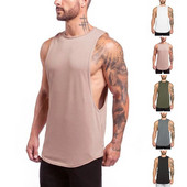 Brändi jõusaaliriided puuvillased särgid canotte kulturism stringer tank top meeste fitness särk lihaste meeste varrukateta vest Tanktop