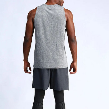 Ανδρικό γιλέκο τρεξίματος Αναπνεύσιμο Sport Top Men Gym Fitness Tank Top Γρήγορη στέγνωμα προπόνησης Προπόνηση με ρούχα προπόνηση Μπλούζες για τρέξιμο ανδρικά