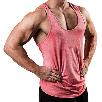 2023 ΝΕΑ ανδρικά μπλουζάκια γυμναστικής Ανδρικά ενδύματα γυμναστικής Ανδρικά μπλουζάκια bodybuilding Καλοκαιρινό ανδρικό μπλουζάκι χωρίς μανίκια αθλητικά