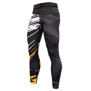 Gym Leggings Fitness bodybuilding παντελόνι προπόνησης Αθλητισμός Στενό κολάν τζόκινγκ Skinny παντελόνι Ανδρικά Φούτερ συμπίεσης Ανδρικά