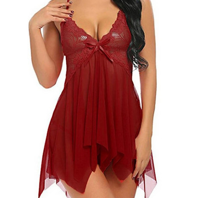 Droship Sexy Hollow Lingerie Seljata naiste pits Perspective Deep V Hot Erotic aluspesu Ühes tükis päitsetega avatud seksikas pesu