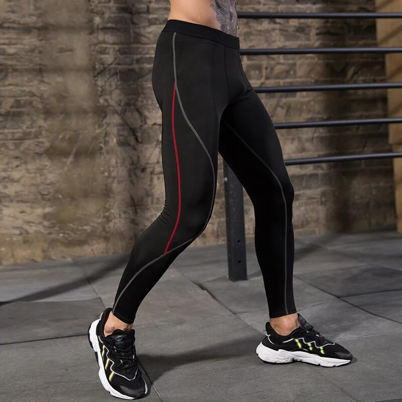 Meeste sukkpüksid Kompressioonspordipüksid Meeste Jooksmine Jõusaali Retuusid Treening ja sörkpüksid Retuusid Jalgpall Retuusid Spordipüksid meestele