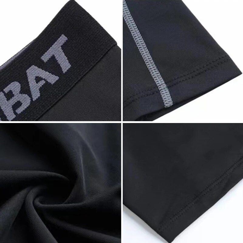 Vyriškos aptemptos treniruoklių salės kompresinės kelnės Greitai išdžiūva sportinė apranga bėgimo pėdkelnės Vyriškos antblauzdžiai Fitneso treniruotės Seksualūs sportiniai treniruoklių antblauzdžiai