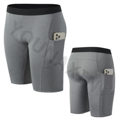 Meeste säärised aluskihi kõhnad Spordipüksid Jõusaal Fitness Treening Jooksu all Püksid Sukkpüksid Korvpalli Aluspüksid Taskuga