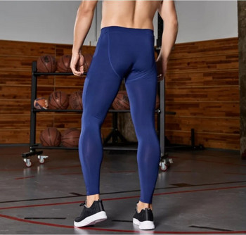 Мъжки компресионни клинове Стегнати повдигащи панталони Фитнес тесни спортни панталони Чорапогащи Тренировка Тренировка Бягащи долнища