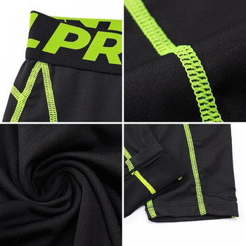 Ανδρικό κολάν για τρέξιμο συμπίεσης PRO Slim αθλητικό κολάν παντελόνι παραλλαγής Quick Dry Gym Fitness Training Ανδρικό παντελόνι