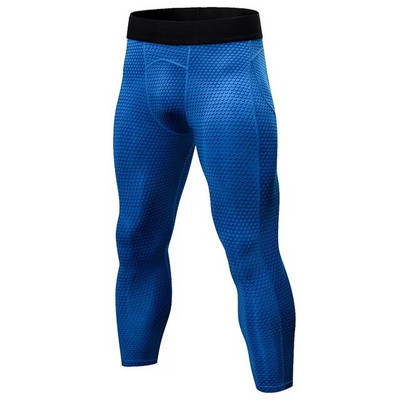 2020. Nove muške kompresijske tajice s 3D printom Sportske tajice za trčanje u teretani Muške fitness capris hlače Elastične hlače do 3/4 do potkoljenice