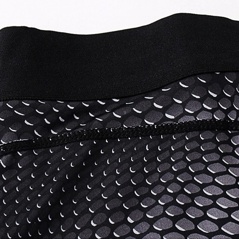 2020. Nove muške kompresijske tajice s 3D printom Sportske tajice za trčanje u teretani Muške fitness capris hlače Elastične hlače do 3/4 do potkoljenice