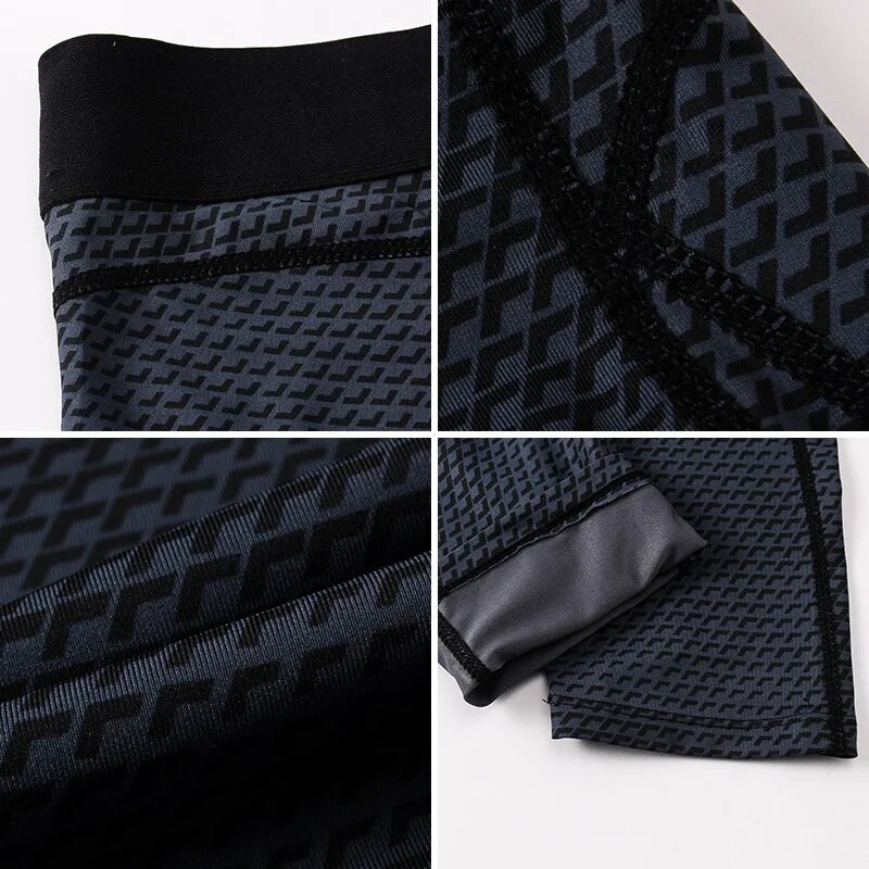 2020. Nove muške kompresijske tajice s 3D printom Sportske tajice za trčanje u teretani Muške fitness capris hlače Elastične hlače do 3/4 do potkoljenice