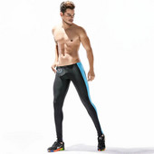 Sportlikud säärised meestele pahkluu pikkusega kompressioonpüksid meeste kompressiooniga jooksuretuusid Jooksuretuusid Licras Deportivas Hombre