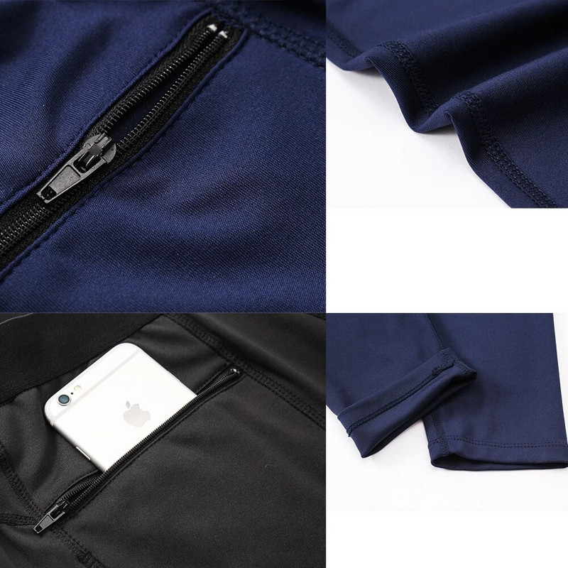 Vyriški termo kelnės bėgimo pėdkelnės Sportas treniruoklių salė Sportinės kelnės Kultūrizmas Vyriškas elastingumas Fitnesas liesas antblauzdžiai Kelnės Bėgiotojai Vasara