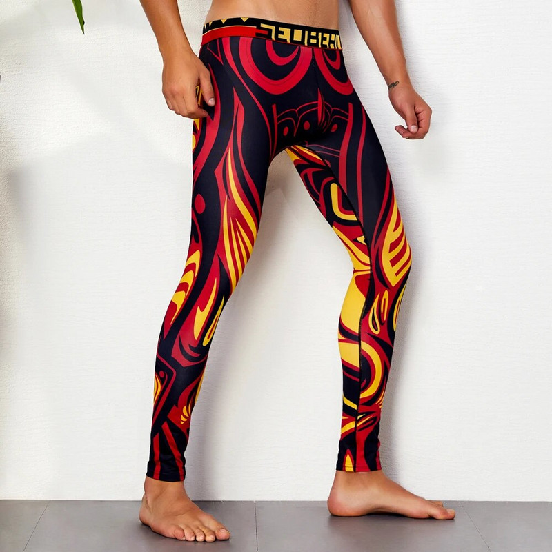 2020 m. vyriškos spalvos kompresinės kelnės Sportinės bėgimo pėdkelnės Krepšinis Sporto salė Kultūrizmas Bėgiotojas Bėgimas siauros antblauzdžiai Kelnės