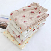 2023 m. pavasario vasara, moteriškos 100 % medvilnės kelnės, minkštos apatinės lovos, moteriškos miegui skirtos pižamos moteriškos mielos pižamos kelnės Pradžia Pantalone