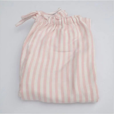 2023 m. pavasario ruduo, 100 % medvilnė, moteriškos apatinės apatinės kelnės, moteriškos didelio dydžio naktinės kelnės, moteriškos laisvalaikio dryžuotos namų kelnės