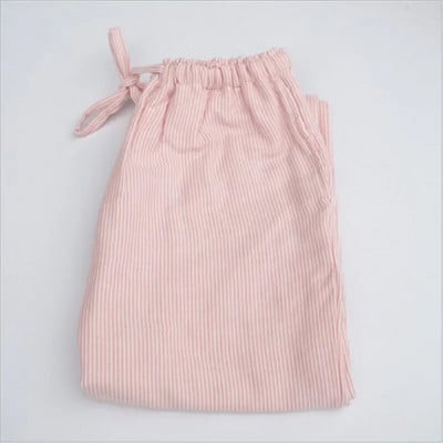 2023 m. pavasario ruduo, 100 % medvilnė, moteriškos apatinės apatinės kelnės, moteriškos didelio dydžio naktinės kelnės, moteriškos laisvalaikio dryžuotos namų kelnės