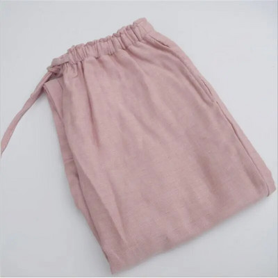 2023 m. pavasario ruduo, 100 % medvilnė, moteriškos apatinės apatinės kelnės, moteriškos didelio dydžio naktinės kelnės, moteriškos laisvalaikio dryžuotos namų kelnės