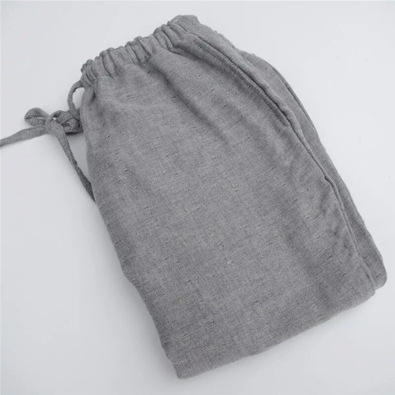 2023 m. pavasario ruduo, 100 % medvilnė, moteriškos apatinės apatinės kelnės, moteriškos didelio dydžio naktinės kelnės, moteriškos laisvalaikio dryžuotos namų kelnės