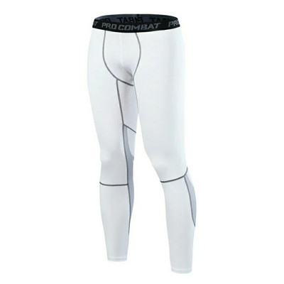 Kompressioonpüksid meeste hingavad korvpalli jõusaali säärised treeningud Fitness Jooksupüksid Meeste Dry Fit Sport Treening pikad püksid