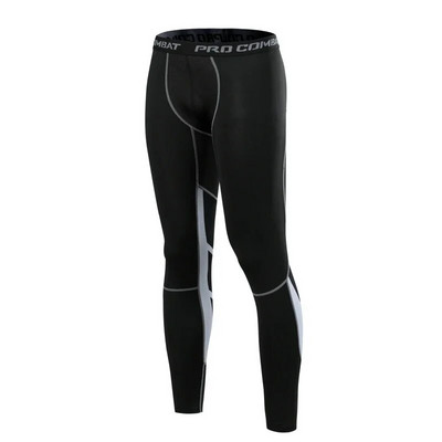 Kompressioonpüksid meeste hingavad korvpalli jõusaali säärised treeningud Fitness Jooksupüksid Meeste Dry Fit Sport Treening pikad püksid