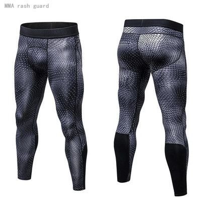 Мъжки клинове за бягане Gym Fitness Bottom Compression Чорапогащи Пот Бързосъхнещи Джогинг Second Skin Йога разтегателни дълги панталони