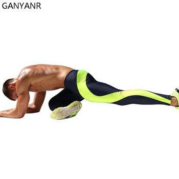 Καλσόν για τρέξιμο μάρκας GANYANR Ανδρικά γυμναστήρια συμπίεσης Crossfit Προπόνηση Γυμναστήριο Κολάν Αθλητισμός Τζόκινγκ Μακρύ αθλητικό παντελόνι γιόγκα