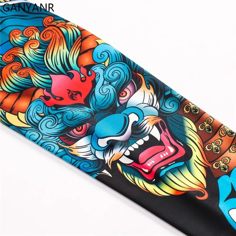 GANYANR Vyriški bėgimo pėdkelnės Krepšinio Kompresinės kelnės Antblauzdžiai Sportinė apranga Fitnesas Sportas Seksuali Jogos Trasa Treniruotė Ilga Žiema