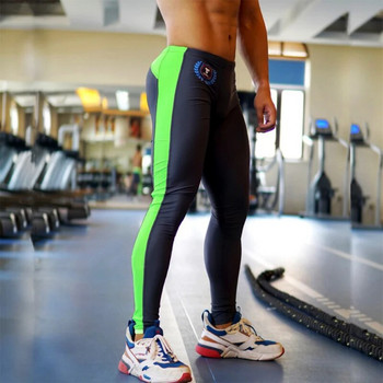 Ανδρικό κολάν για τρέξιμο Παντελόνι γυμναστικής Στενό συμπίεσης Αθλητικό παντελόνι Αντρικό κολάν προπόνησης Jogger Παντελόνι