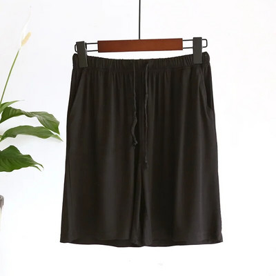 Ženske ljetne jednobojne modalne kućne kratke hlače s elastičnim džepom s uzicom u struku, ženske pidžame za spavanje, kratke pidžame