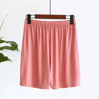 Ženske ljetne jednobojne modalne kućne kratke hlače s elastičnim džepom s uzicom u struku, ženske pidžame za spavanje, kratke pidžame