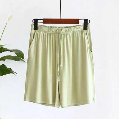 Ženske ljetne jednobojne modalne kućne kratke hlače s elastičnim džepom s uzicom u struku, ženske pidžame za spavanje, kratke pidžame
