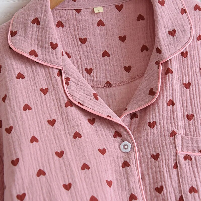 Nauji vasariniai 2 dalių rinkiniai, skirti moteriškoms medvilninėms pižamoms, namų drabužiams su apykakle, didelio dydžio pižama, moteriška pižama