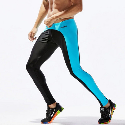 Kompresinės kelnės Sportinės pėdkelnės vyrams Treniruotės Bėgimas Baselayer Active Cool Dry Antblauzdžiai Sporto salės apačia