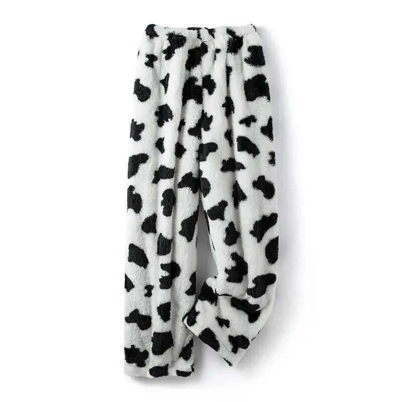 Sügis- ja talvine paksendatud korallifliisist meeste pidžaamapüksid pluss Fat pluss-suuruses naiste plüüsipüksid soojad kodupüksid