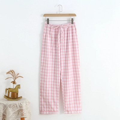 Karirani dizajn Tople zimske hlače za spavanje za žene Duge hlače od pamučnog flanela Kućna odjeća Lounge odjeća Pidžama Hlače Pidžama Femme
